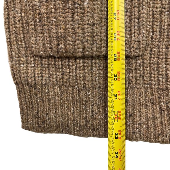 NWOT Polo Ralph Lauren Brown Wool Blend Tunic Sweater Small Petite - Picture 7 of 10